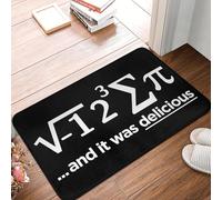 3D I Ate Some Pie and It Was Delicious I Ate Some Pi Anti-Slip Floor Mat for Kitchen Entrance Home Balcony Footpad Mats-50x80cm