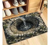3D Illusion Floor Rug Non Slip Entryway Mat for Indoor & Outdoor Use,Non Slip Rug for Indoor & Outdoor,Playroom,Living Room,Office,Bedroom,Porch (G, 50 * 80cm)