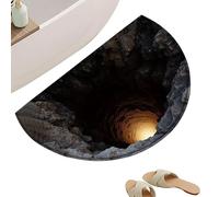 3D Illusion Rug, Soft Washable Non Slip Floor Decoration with Optical Hole Effect, Eye Catching 3D Carpet Door Mat for Bedroom, Living Room, Kitchen & Entryway, and Unique Visual Home Accent