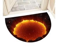 3D Illusion Rug Visual Depth Feature - Decorative Floor Mat | Polyester Fabric with Printed Perspective Function, Home Decor Category Detail, Creative Space Styling Use