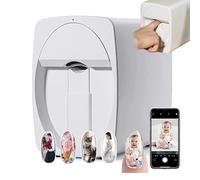 3D Imprimante à Ongles Intelligente, 2400DPI RéSolution D'Impression, Reconnaissance Ai Du Visage De L'Ongle, Prise En Charge Wifi/Bricolage/Usb, Pour Salon De Manucure à Domicile,B