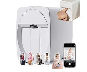 3D Imprimante à Ongles Intelligente, 2400DPI RéSolution D'Impression, Reconnaissance Ai Du Visage De L'Ongle, Prise En Charge Wifi/Bricolage/Usb, Pour Salon De Manucure à Domicile,B