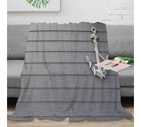 3D Imprimé Nautical Decor Couverture Moelleuse Microfibre Coastal Wall Art Jeté de Canapé Cadeau pour Voyageurs Campeurs Aventuriers 80×90inch(200x230cm)