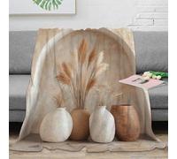 3D Imprimé Rustic Decor Couverture Polaire Microfibre Literie Boho Home Styling Couverture de Lit Respirante Anti-Bouloche pour Foyers Jeunes Invités 60x80inch(150x200cm)