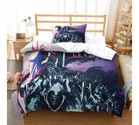 3D, Imprimé Solo Leveling Ensemble De Literie Microfibre Super Douce Et Respirante Set De Housse De Couette 3 Pièces avec Taies d'oreiller Single（135x200cm）