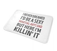 3D Je n’aurais jamais imaginé être Un père d’Arts Martiaux Paillasson, Tapis de Sol Moquet pour entrée de Cuisine, Tapis de Pied sur Balcon de la maison-60x90cm