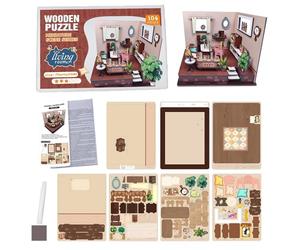 3D Jigsaw for Kids - Fine Motor Skills Building Toy, Miniature 3D Model | Educational for School, Bedroom, Dorm, Boys, Girls, Children, Students, Teens