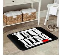 3D Jiu Jitsu - Never Give Up Never Quit Anti-Slip Doormat Floor Mat Carpet Rug for Kitchen Home Bathroom Living Room Footpad Mats-40x60cm