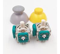 3D Joysticks analogiques de Remplacement avec Thumbstick Pouce bton Capuchon pour contrôleur de Cube de Jeu Nintendo NGC