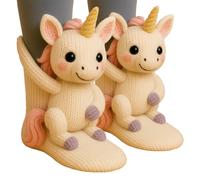 3D Knit Animal Socks, Cotton Warmth Animal Socks, Double-Layer Hand Crocheted, Cute & Fun Christmas Gifts (3)