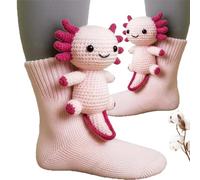 3d Knit Animal Socks For Women,Animal Hug Socks,Sloth SocksHand Crocheted,Breathable Comfort For Men & Women (1 pair,D)
