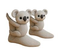 3D Knitted Animal Socks, Hand Crocheted Animal Socks, Double Layer Cotton, Warm Hug