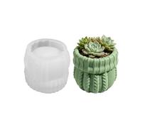 3D Knitted Sweater Planter Silicone Mold Resin Concrete Candle Bowl Mould | Flexible Reusable Silicone Mold Creates Detailed 3D Knitted Sweater Planters Pots Holder Bowls Easily Home Craft