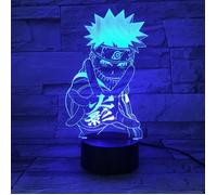 3D Lampes Illusions Optiques Naruto Lampe Veilleuse LED 7 couleurs Touch Mood Lamp de Table Cadeau De Noël
