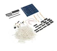 3D LED Cube Kit de construction 8x8x8 avec 512 LED - Kit électronique DIY à souder - Jouet éducatif pour adolescents - Effets lumineux bleus 12,7x11,1 cm