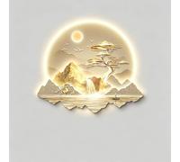 3D-LED Wall Art Decor, Glow Mountain-Landscape Relief Sculpture