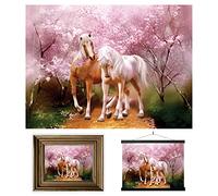 3D LiveLife Affiche murales lenticulaires Amour de Printemps de Deluxebase. Poster Cheval 3D sans cadre. Décoration murale parfaite. Oeuvre originale sous licence artiste renommé, Carol Cavalaris