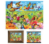 3D LiveLife Affiche Murales Lenticulaires Papillons de Deluxebase. Poster Papillons 3D sans Cadre. Décoration Murale Parfaite. Oeuvre Originale sous Licence de l'Artiste Renommé, Michael Searle