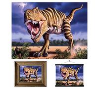 3D LiveLife Affiche Murales Lenticulaires T-Rex de Deluxebase. Poster Dinosaure 3D sans Cadre. Décoration Murale Parfaite. Oeuvre Originale sous Licence de l'Artiste Renommé, Jerry LoFaro