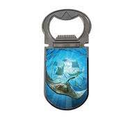 3D LiveLife Deluxebase Décapsuleur magnétique avec image lenticulaire 3D Motif raies de l'océan