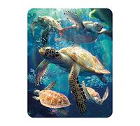 3D LiveLife Magnet Tortue de Mer de Deluxebase. Aimant lenticulaire Puissant pour frigo 3D Océan. Magnet décoratif Enfants & Adultes avec Illustrations sous Licence Artiste renommé David Penfound