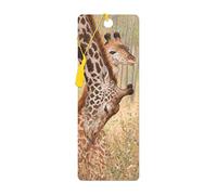 3D LiveLife Marque-page - Amour Tendre de Deluxebase. Marque page Girafe avec illustrations 3D lenticulaires sous licence de l'artiste renommé Beth Hoselton
