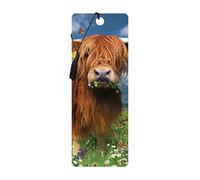 3D LiveLife Marque-page - Bétail des Highland de Deluxebase. Marque page Vache avec illustrations 3D lenticulaires sous licence de l'artiste renommé David Penfound