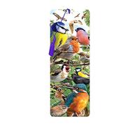 3D LiveLife Marque-page - La Maison de la Nature de Deluxebase. Marque page Oiseau avec illustrations 3D lenticulaires sous licence de l'artiste renommé David Penfound
