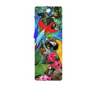 3D LiveLife Marque-page - Le Chahut des Perroquets de Deluxebase. Marque page Perroquet avec illustrations 3D lenticulaires sous licence de l'artiste renommé David Penfound