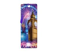3D LiveLife Marque-page - London Eye & Big Ben de Deluxebase. Marque page Londres avec illustrations 3D lenticulaires sous licence de l'artiste renommé Michael Searle