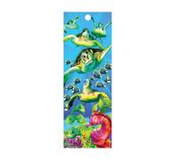 3D LiveLife Marque-page - Turtle Quest de Deluxebase. Un marque-page océan avec œuvre lenticulaire 3D sous licence de l'artiste renommé Michael Searle