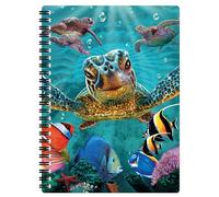 3D LiveLife Notebook - Tiny Bubbles de Deluxebase. Cahier de 80 pages Lenticular 3D Ocean. Papeterie pour l'école ou le bureau, avec des illustrations sous licence de l'artiste Steve Sundram.