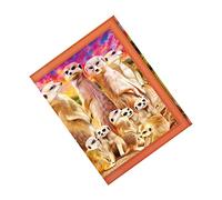 3D LiveLife Portefeuilles Cool Suricates de Deluxebase. Porte Monnaie Homme Safari 3D Lenticulaire, Pièces, Billets & Cartes.Illustration sous Licence de L'Artiste renommé Michael Searle