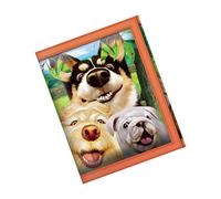3D LiveLife Portefeuilles Selfie Canin de Deluxebase. Porte Monnaie Homme Chien 3D Lenticulaire, Pièces, Billets & Cartes.Illustration sous Licence de L'Artiste renommé Michael Searle