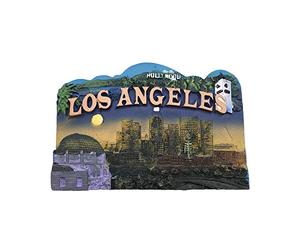 3D Los Angeles USA Aimant pour Réfrigérateur Touriste Souvenirs À La Main Résine Artisanat Magnétique Maison Cuisine Décor Collection Cadeau