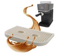 3D M Égouttoir élargi avec bac de récupération pour machine à expresso Philips Baristina - Surface de rangement élargie, plus de hauteur pour les verres jusqu'à 110 mm, passe au lave-vaisselle, blanc