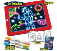 3d Magic Led Conseil D'écriture, Art Creative Pad Avec Un Pinceau De Dessin, Hi-Tech Portable Planche À Dessin Pour Les Enfants, Dessiner, Écrire, Tablette D'apprentissage