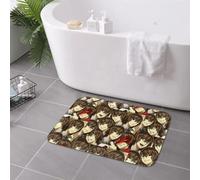 3D Many Faces of Goro Akechi Non-Slip Doormat Floor Mat Carpet Rug for Kitchen Entrance Home Bathroom Living Room Footpad Mats-50x80cm