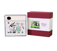 3D Memo Pad Calendar - Paper Carving Craft Art Block, Tearable Creative Sculpture Note Organizer Set, Office School Desk Writing Accessory Item | Home Bedroom Living Room Apartment Hotel Display Stud