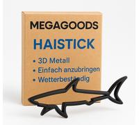 3D métal autocollant voiture requin emblème de poisson décoration pour voiture moto FR.
