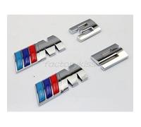 3D Metal Grill Badge Autocollants Emblème Sline S-ling Logo pour BMW M3 Rouge / Bleu WFR