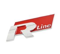 3D Métal R Line Autocollant Emblème Badge Rouge Argent VW R-Line FIL POUR IMPRIMANTE 3D