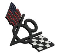 3D Métal V8 Moteur Moteur Logo American Racing Décorations Ne se décolore pas facilement pour les insignes de pare-chocs Autocollant Accessoires décoratifs