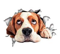 3D Mignon Chaton Chien Autocollant Mural Maternelle Enfants Chambre Déco Dessin animé Réfrigérateur Autocollant 4# Nouveau Libéré Mode