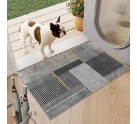 3D Modern Geometric Floor Mat for Corridor Kitchen Entrance Area Anti-Slip Floor Mat for Hallway Floor Home Decoration-60x90cm