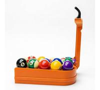 3D Molded Snooker and Pool Practice Ball Dispenser,Billiards Training Rack with Press Type Release for Precise Positioning, Anti-Slip Base with Foldable Design for Home,Club