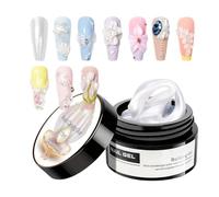 3D Molding Gel For Nails - Manicure Supplies | Solid Builder Nail Gel | 15ml, Non-Stick Sculpting Gels Glue, UV/LED 60-90 Seconds, For Beginners Professionals Beauty Lovers Students Women Girls L