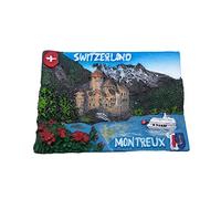 3D Montreux Suisse Réfrigérateur Réfrigérateur Aimant Touristique Souvenirs À La Main Résine Artisanat Magnétique Autocollants Maison Cuisine Décoration Voyage Cadeau