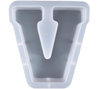 3D Moules en silicone avec alphabet DIY, moules en silicone souple pour faire des bougies, travaux manuels familiaux, création de bougies personnalisées, idéal pour la décoration de la maison (V)