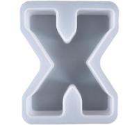 3D Moules en silicone avec alphabet DIY, moules en silicone souple pour faire des bougies, travaux manuels familiaux, création de bougies personnalisées, idéal pour la décoration de la maison (X)